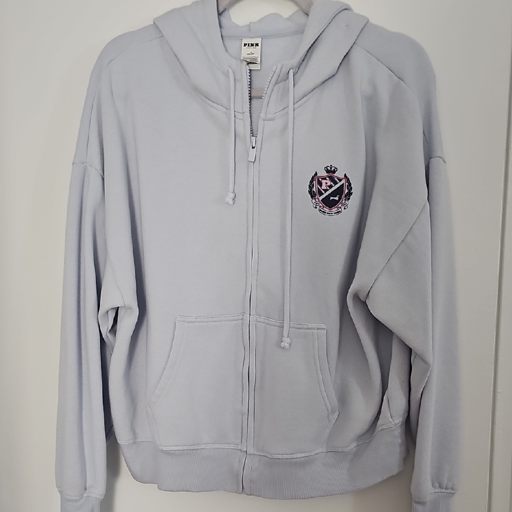 Victoria's Secret Hydrangea Blue Hoodie